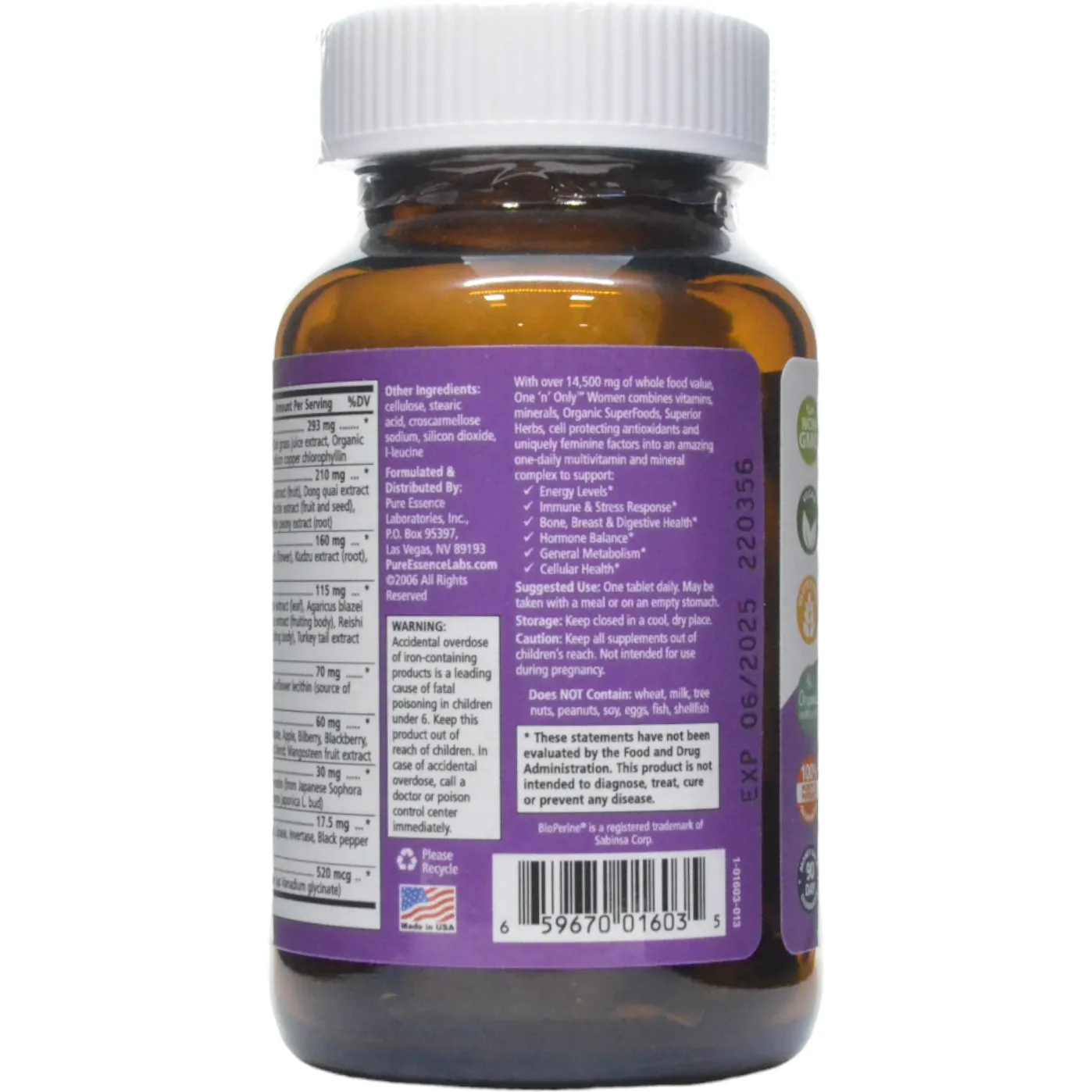One 'n' Only Women One a Day Multivitamin by Pure Essence
