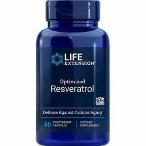 Optimized Resveratrol 60 vegcaps by Life Extension