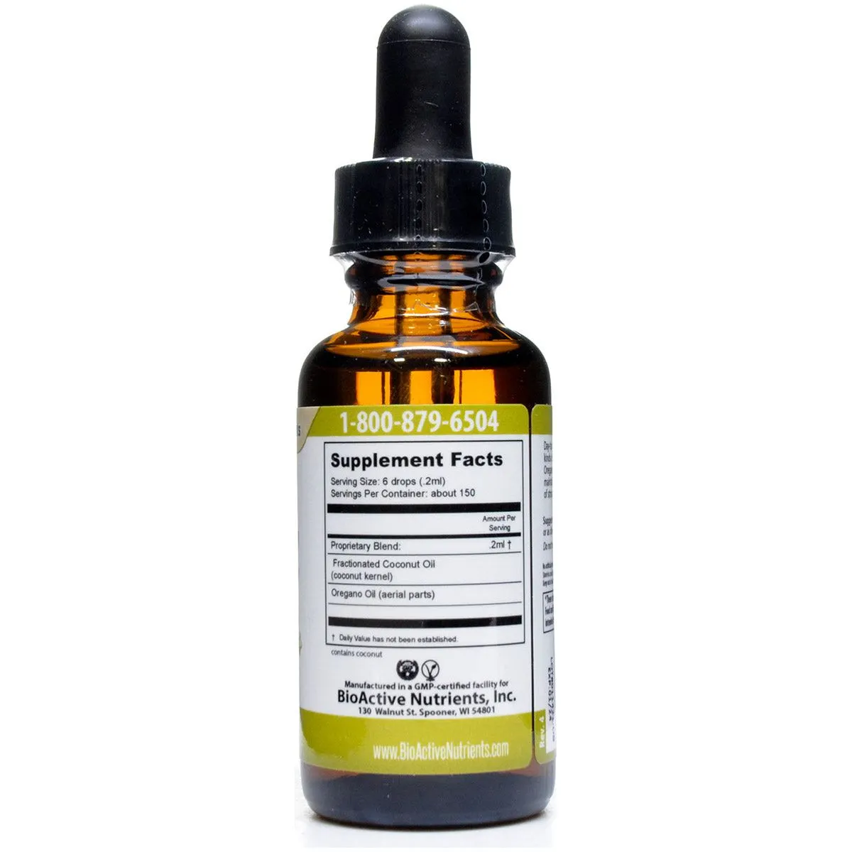 Oregano Oil 1 fl oz by BioActive Nutrients