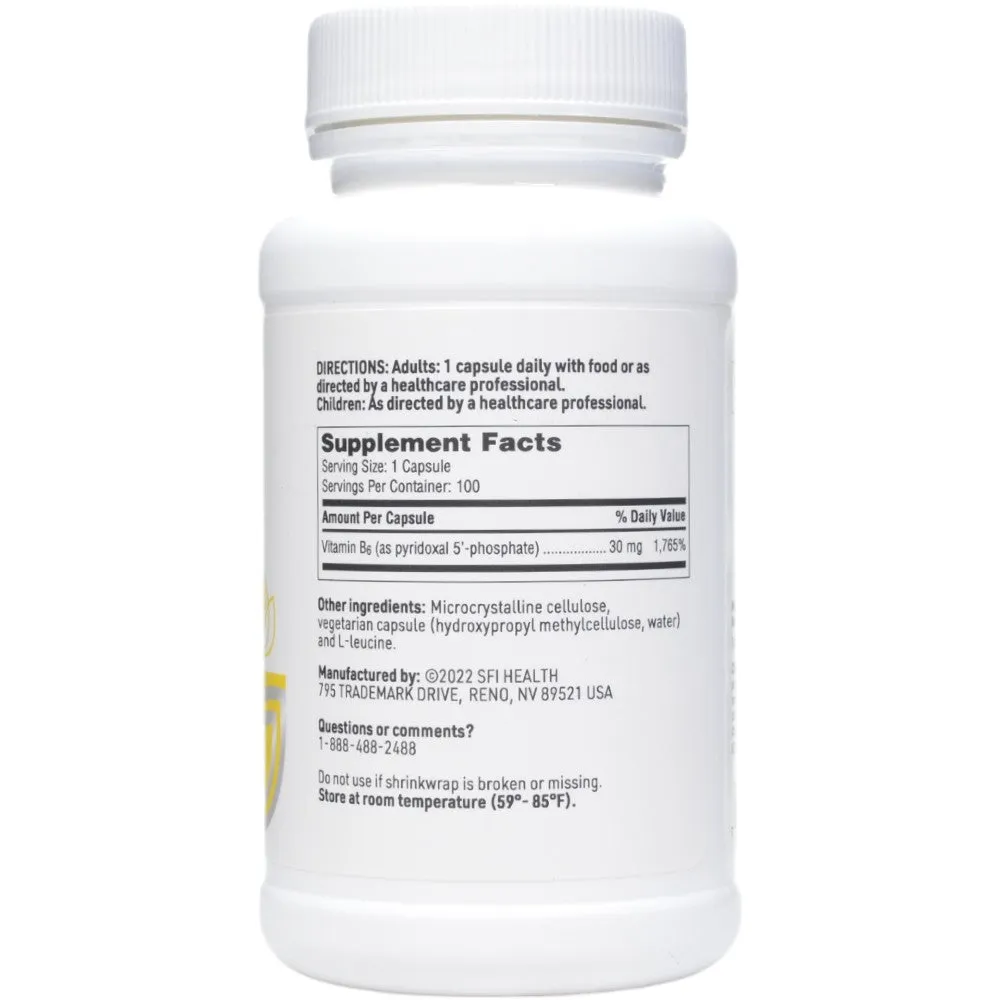 P-5-P w/o Magnesium 100 vcaps by Klaire Labs/SFI Health