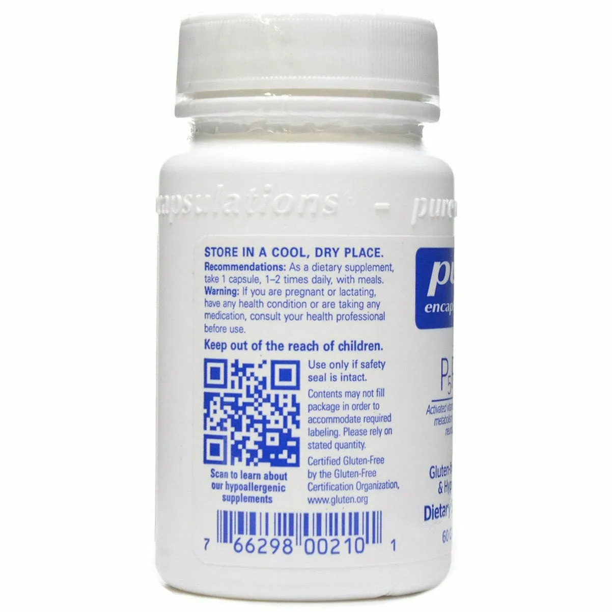 P5P 50 (activated B-6) by Pure Encapsulations