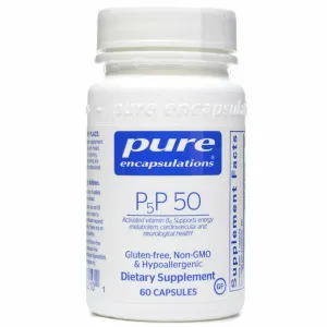 P5P 50 (activated B-6) by Pure Encapsulations
