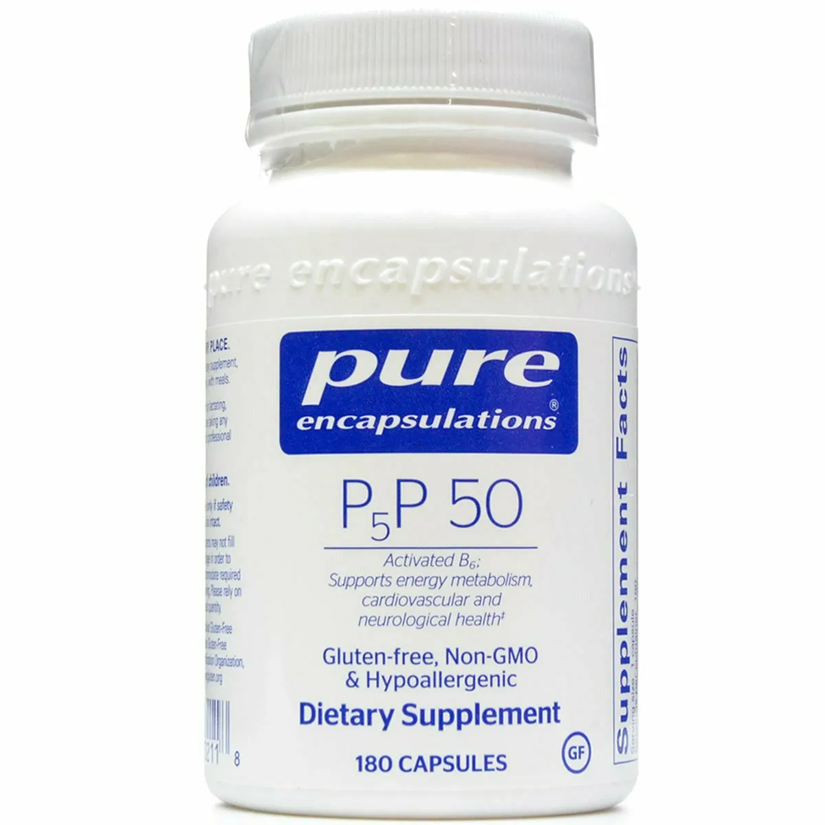 P5P 50 (activated B-6) by Pure Encapsulations