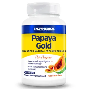 Papaya Gold Advanced Natural Enzyme Formula 60 tablets by Enzymedica