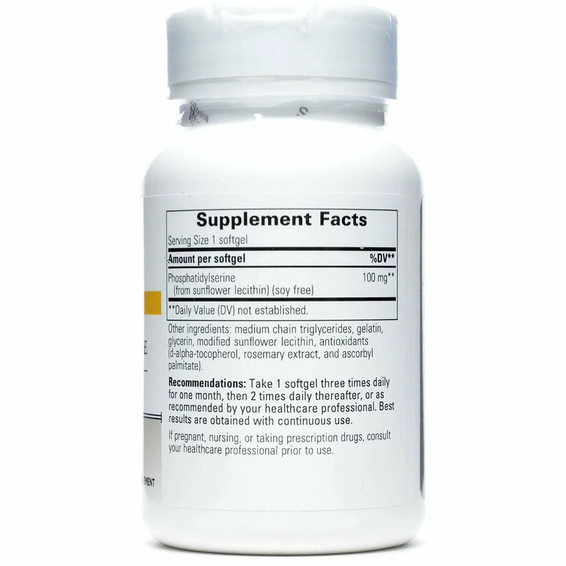 Phosphatidylserine Soy-Free 60 softgels by Integrative Therapeutics