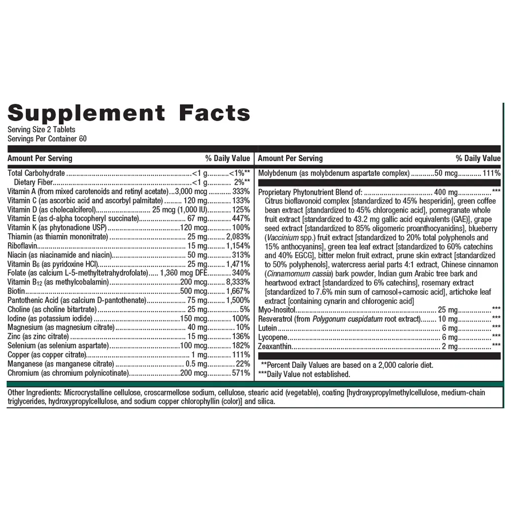 PhytoMulti Multivitamin by Metagenics