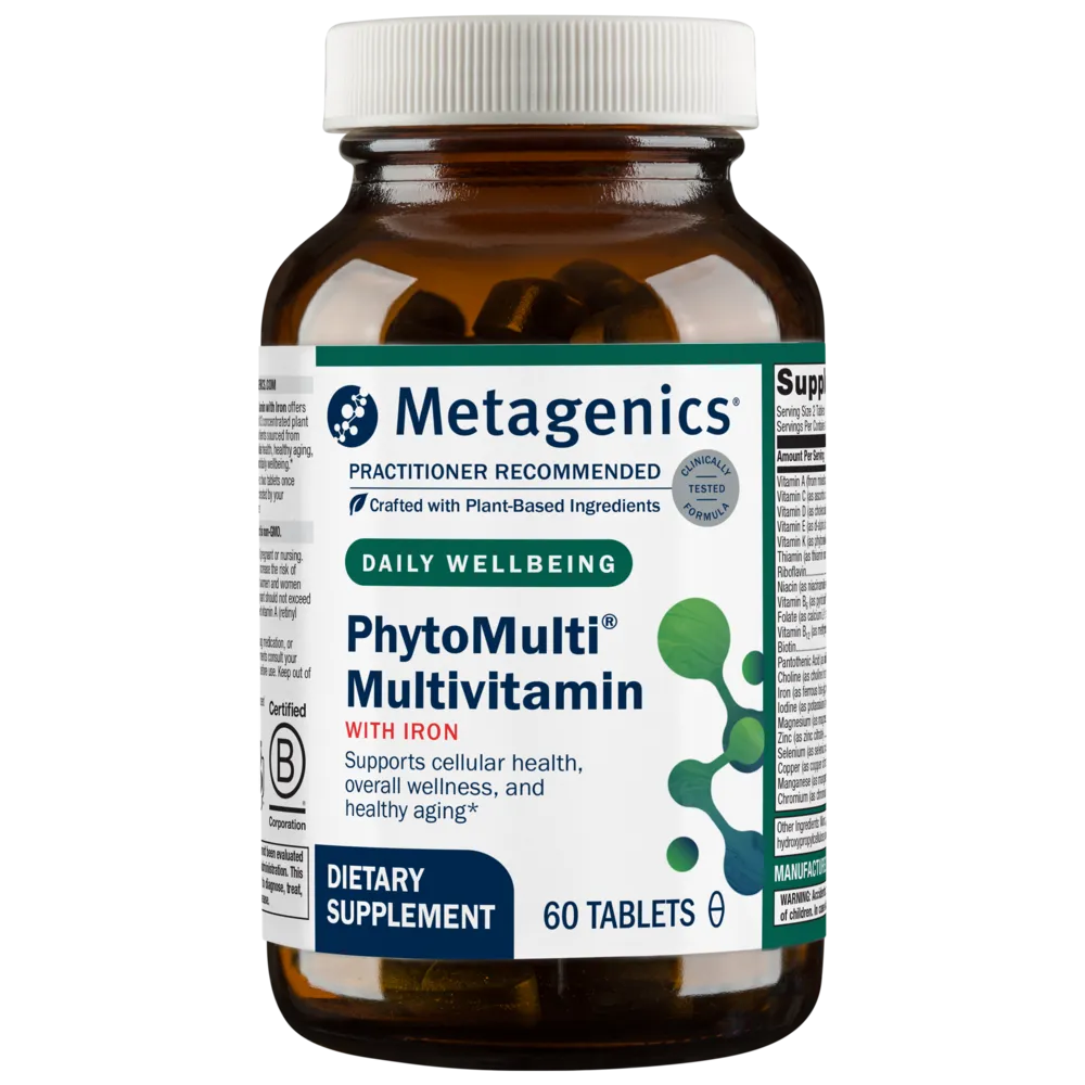 PhytoMulti Multivitamin with Iron 60 Tablets by Metagenics