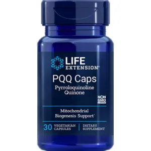 PQQ Caps with BioPQQ 20 mg 30 vegcaps by Life Extension