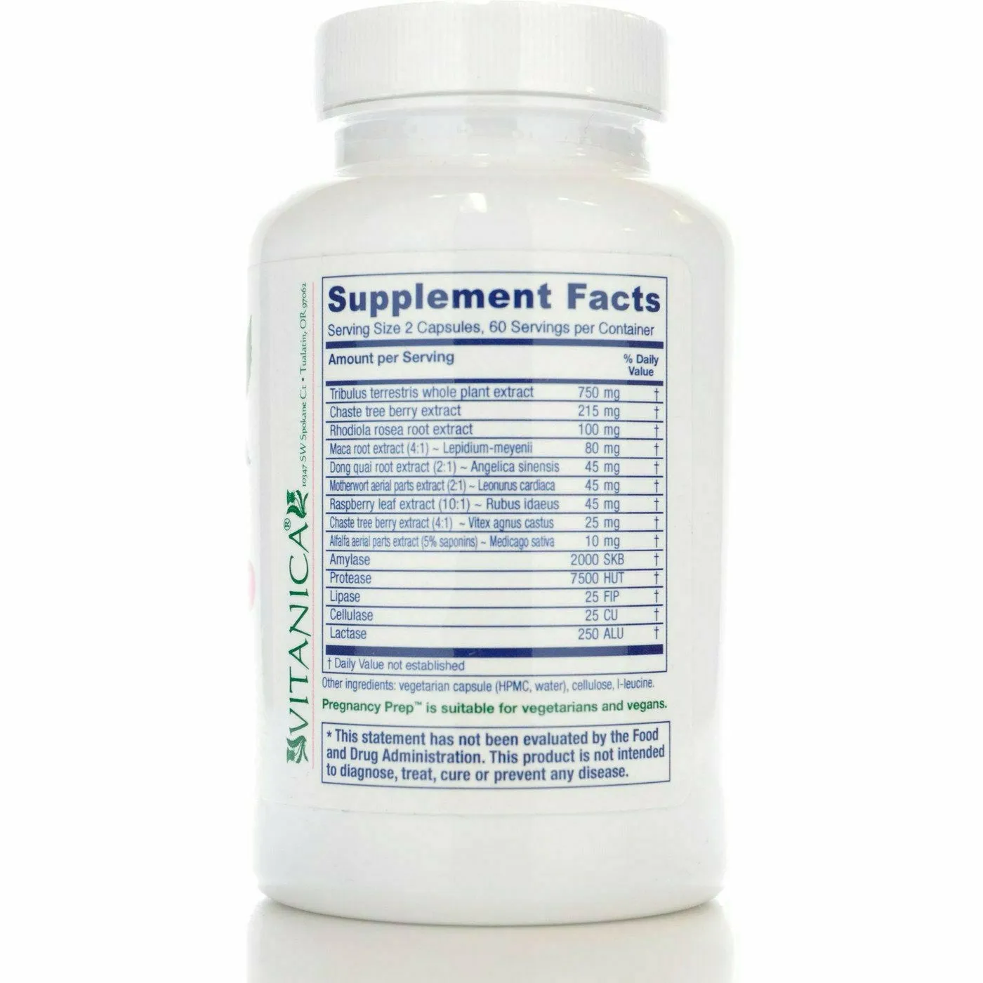 Pregnancy Prep 120 vcaps by Vitanica