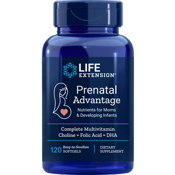 Prenatal Advantage 120 softgels by Life Extension