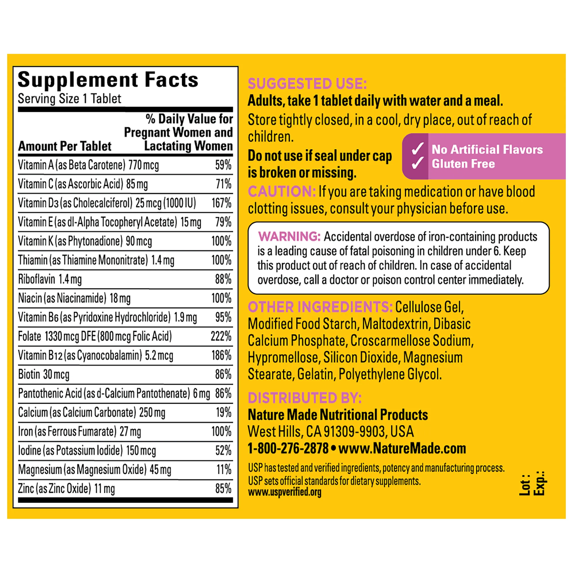 Prenatal Multivitamin Tablets