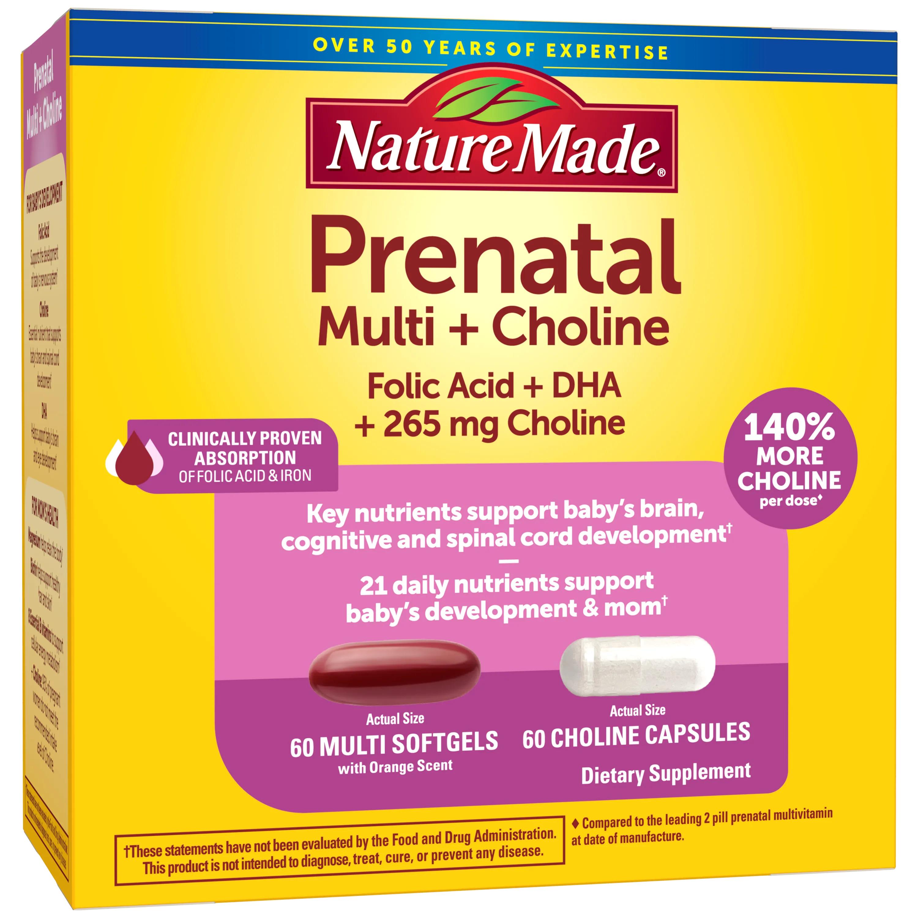 Prenatal Multivitamins   Choline Capsules