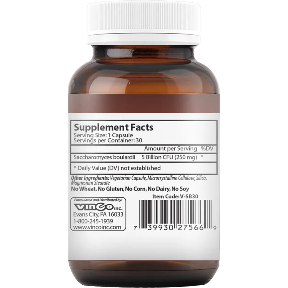Probiotic S.boulardii 30 caps by Vinco