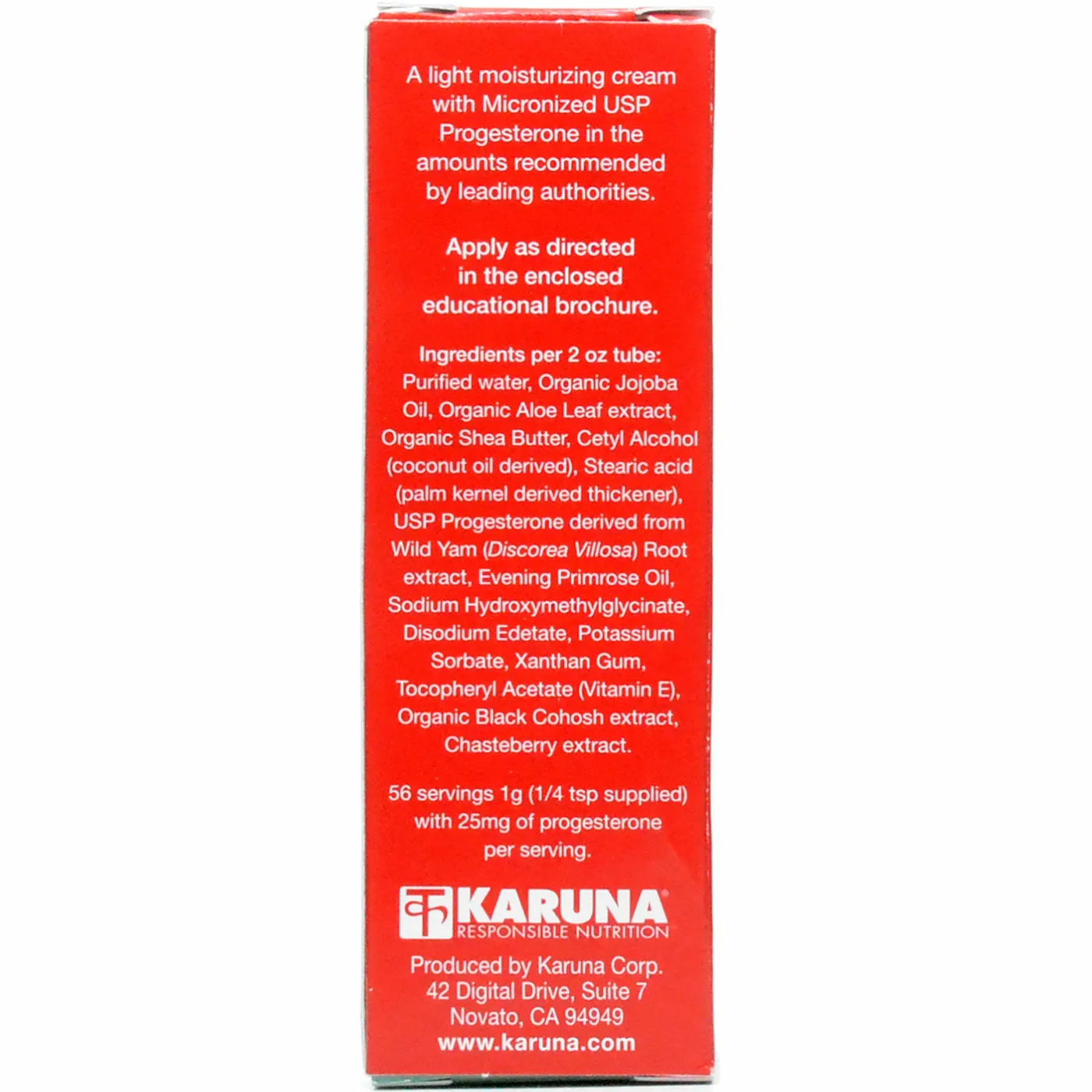 Progesterone Plus Cream 2 oz by Karuna
