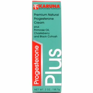 Progesterone Plus Cream 2 oz by Karuna