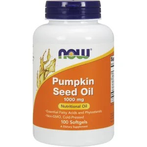 Pumpkin Seed Oil 1000 mg 100 softgels by NOW