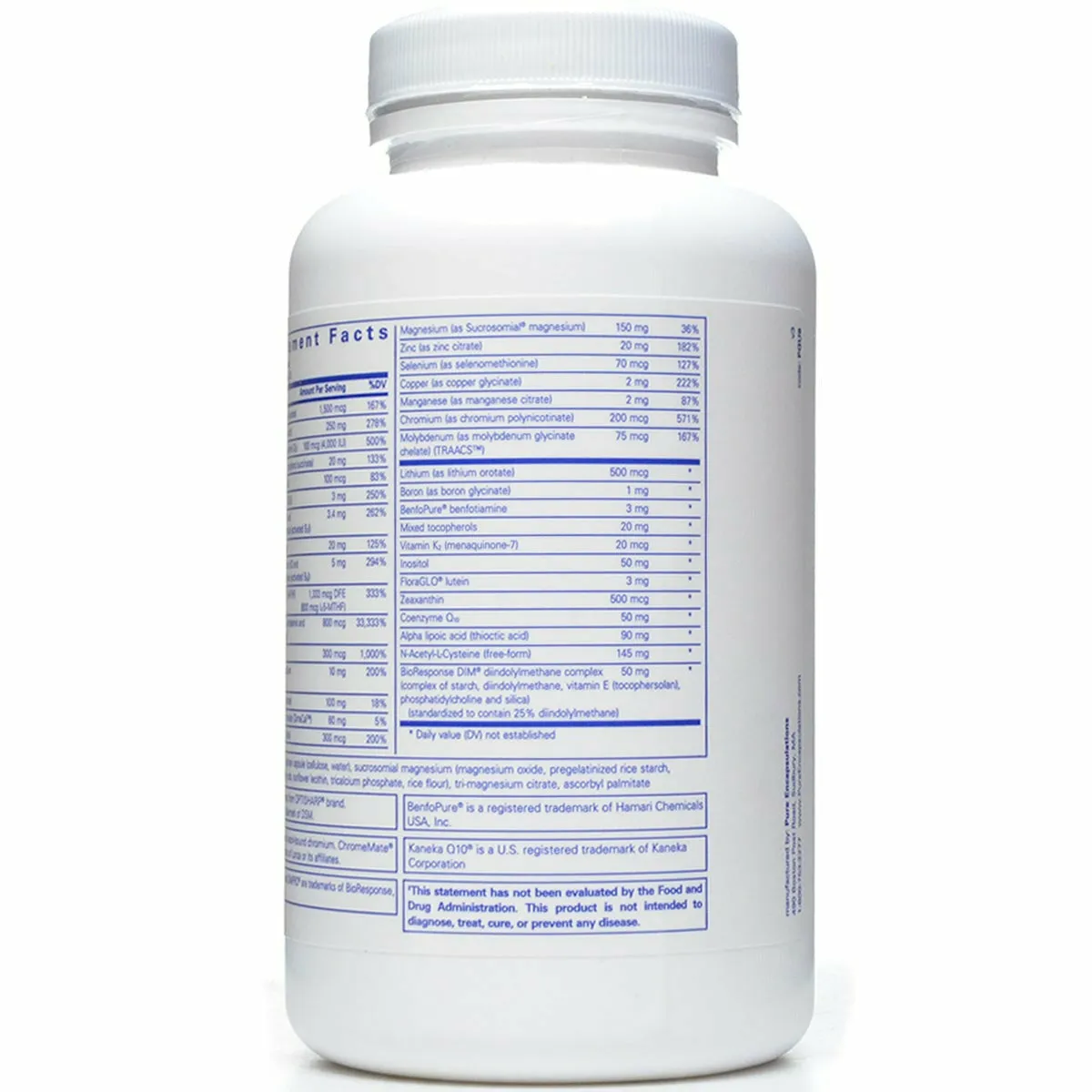PureGenomics UltraMultivitamin 90 caps by Pure Encapsulations