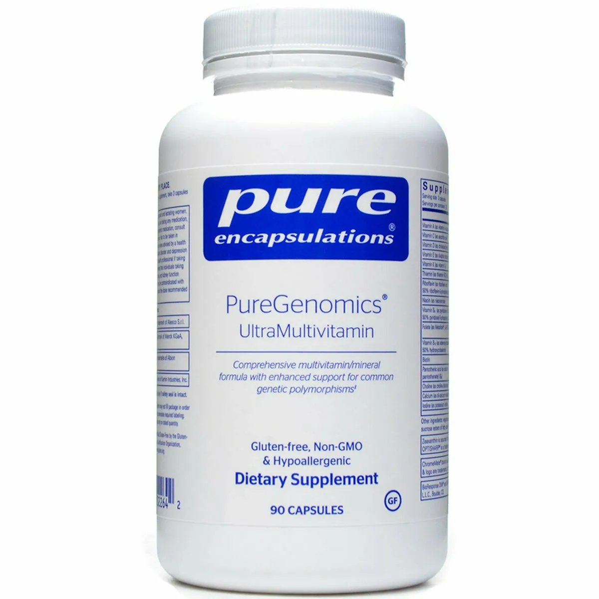 PureGenomics UltraMultivitamin 90 caps by Pure Encapsulations