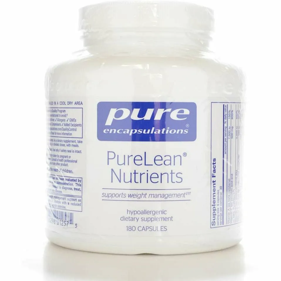 PureLean Nutrients 180 vcaps by Pure Encapsulations
