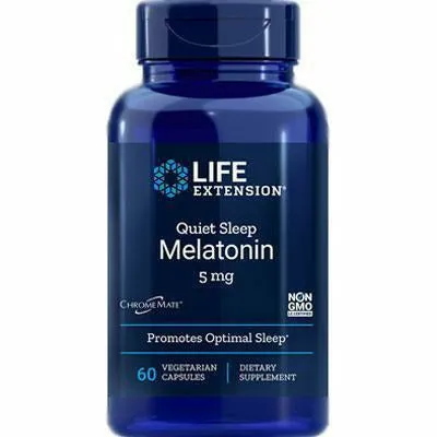 Quiet Sleep Melatonin 60 vegcaps by Life Extension