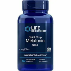 Quiet Sleep Melatonin 60 vegcaps by Life Extension