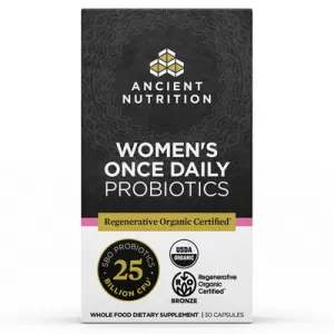 Regenerative Organic Certified Women's Once Daily Probiotics 30 caps by Ancient Nutrition