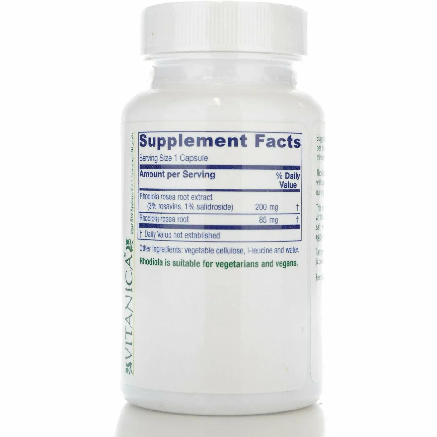 Rhodiola Extract Plus 60 caps by Vitanica