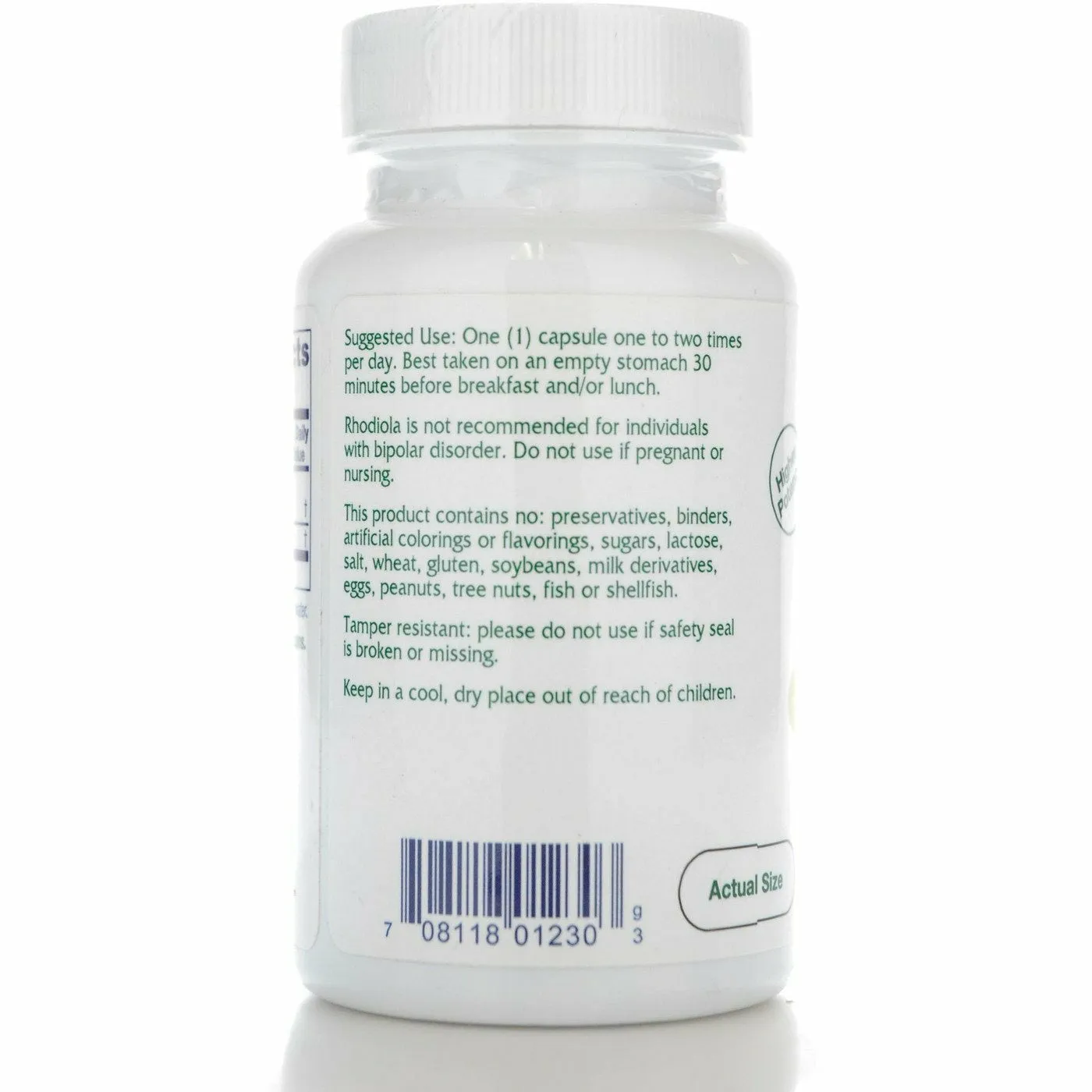 Rhodiola Extract Plus 60 caps by Vitanica