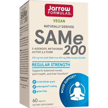 SAM-e 200 mg 60 tabs by Jarrow Formulas