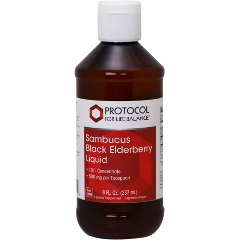 Sambucus Black Elderberry 8 fl oz by Protocol For Life Balance