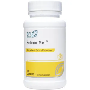 Seleno Met 200 mcg 100 vcaps by Klaire Labs/SFI Health