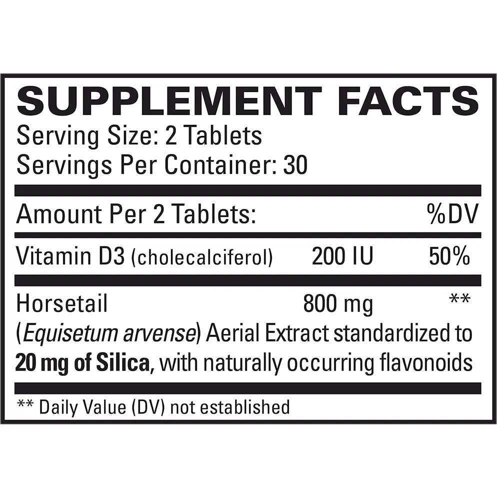 Silica-20 60 tabs by EuroMedica
