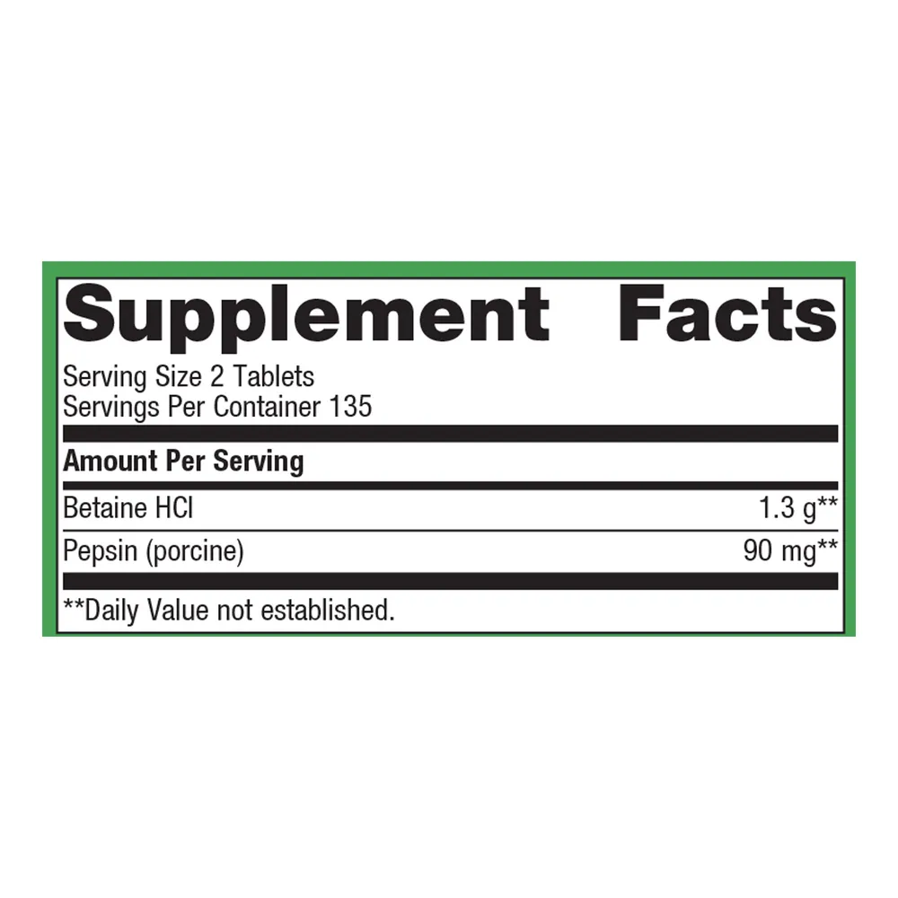 SpectraZyme Betaine HCI   Pepsin by Metagenics