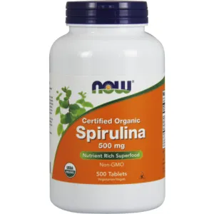 Spirulina 500 mg 500 tabs by NOW