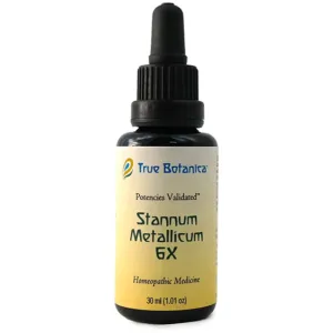 Stannum Metallicum 6X 30 mL by True Botanica