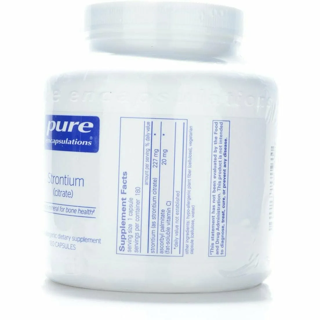 Strontium 227 mg by Pure Encapsulations