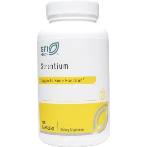 Strontium 300 mg 100 caps by Klaire Labs/SFI Health