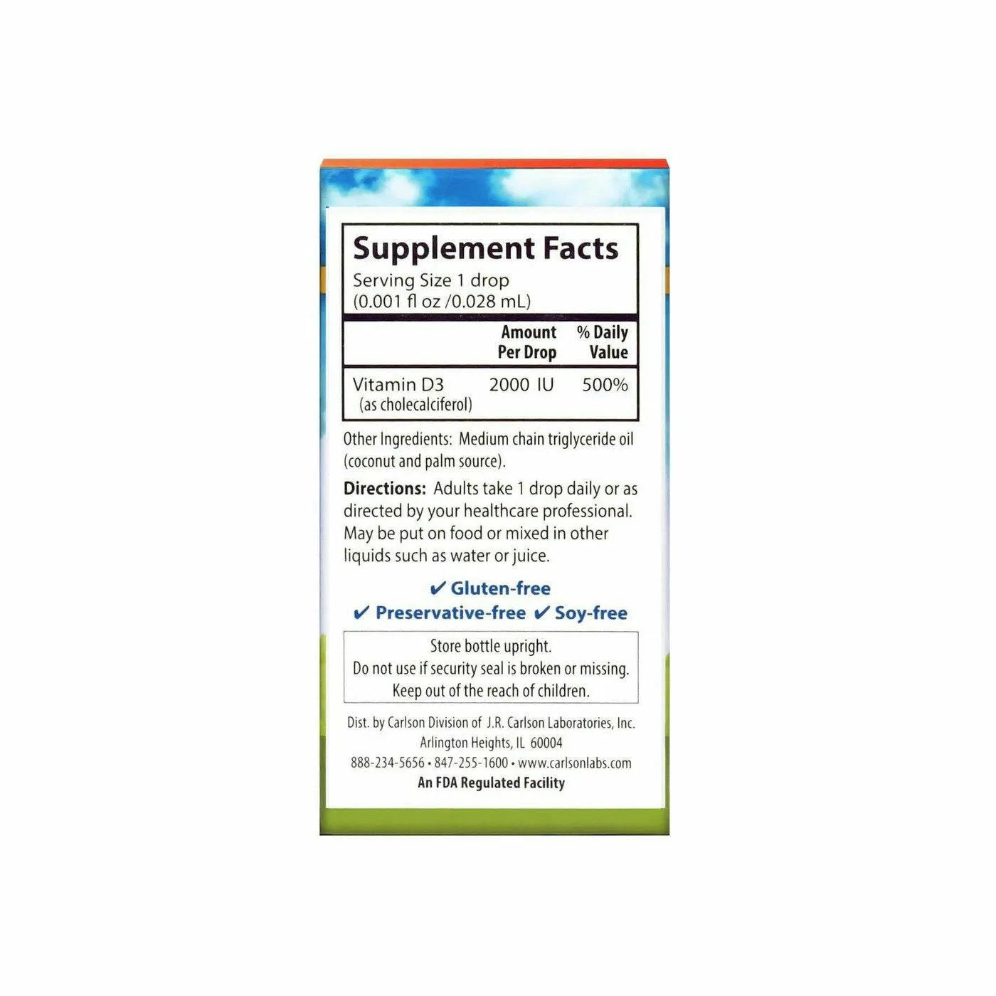 Super Daily D3 0.37 fl oz by Carlson Labs
