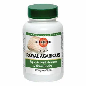 Super Royal Agaricus 120 vegtabs by Mushroom Wisdom. Inc.