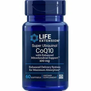 Super Ubiquinol CoQ10 100 mg 60 softgels by Life Extension