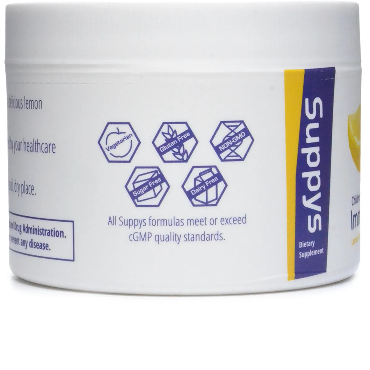 Suppys Immunity Lemon 60 Chewable Tabs by TonicSea