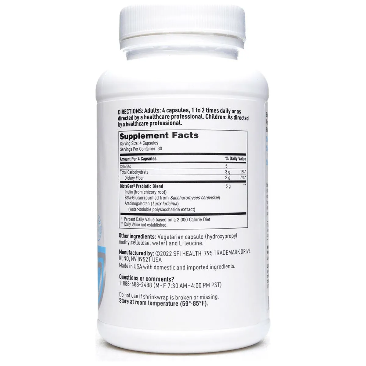Ther-Biotic BiotaGen 120 vcaps by Klaire Labs/SFI Health