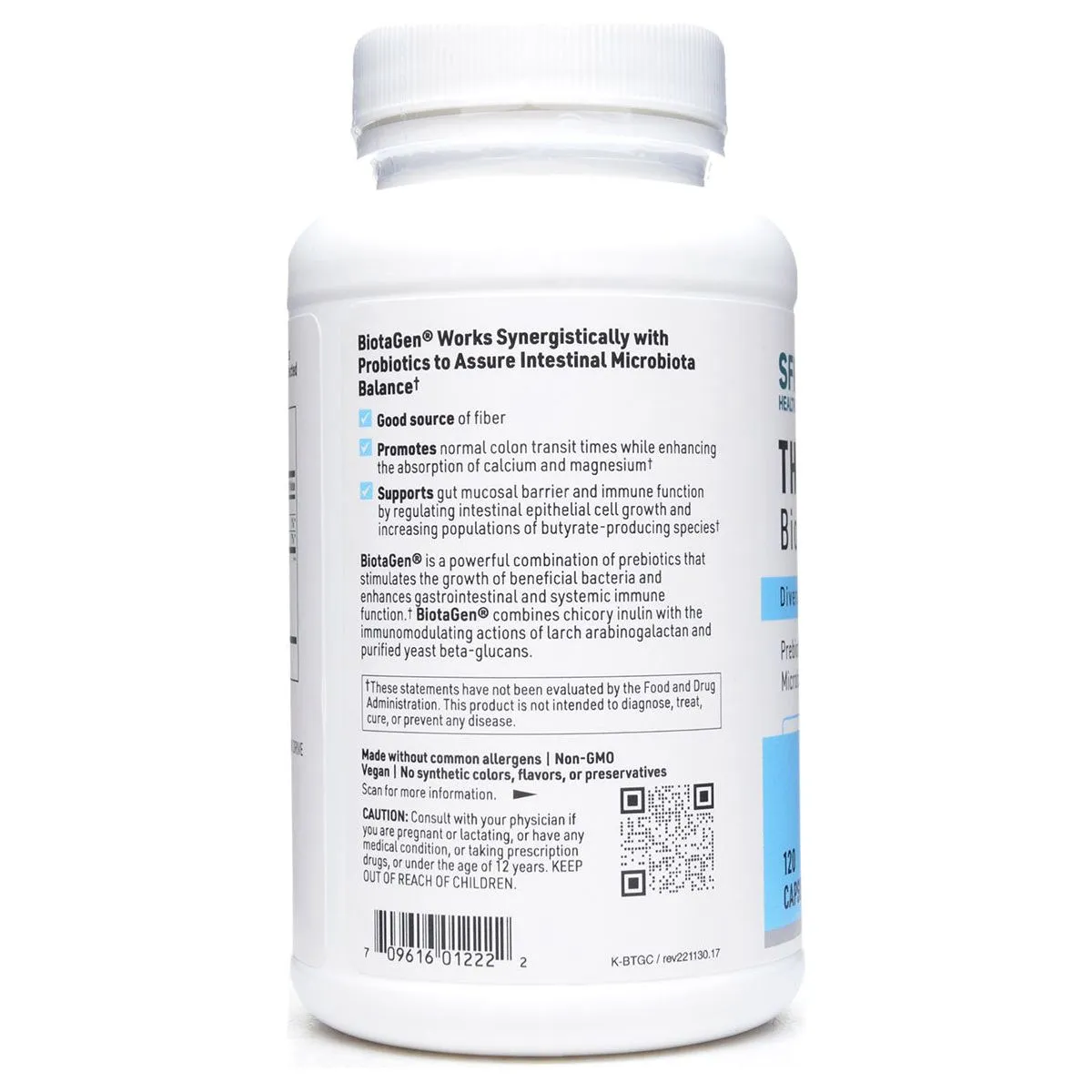 Ther-Biotic BiotaGen 120 vcaps by Klaire Labs/SFI Health