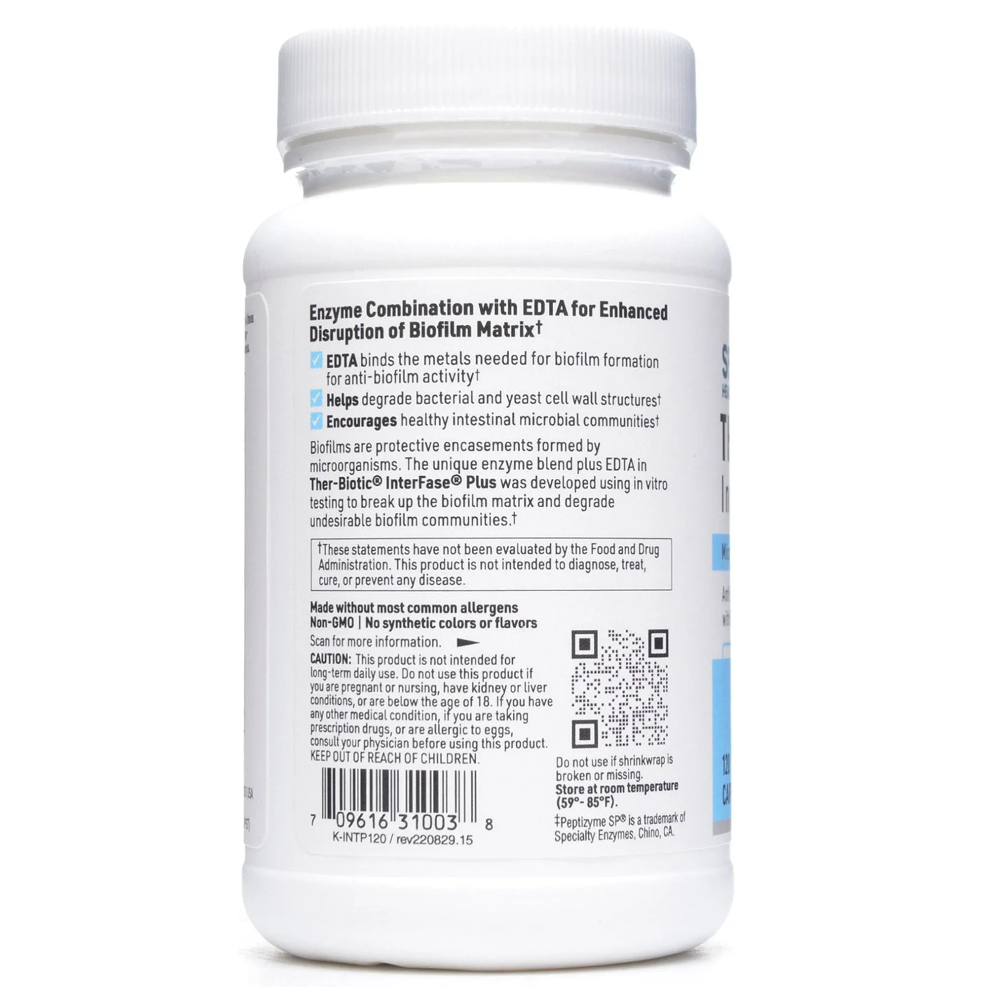 Ther-Biotic InterFase Plus by Klaire Labs/SFI Health