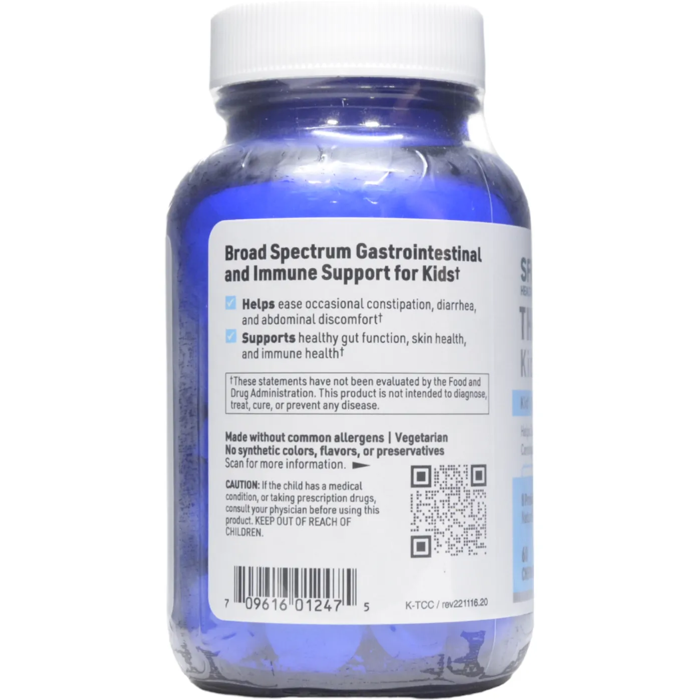 Ther-Biotic Kids 60 chewable tablets by Klaire Labs/SFI Health
