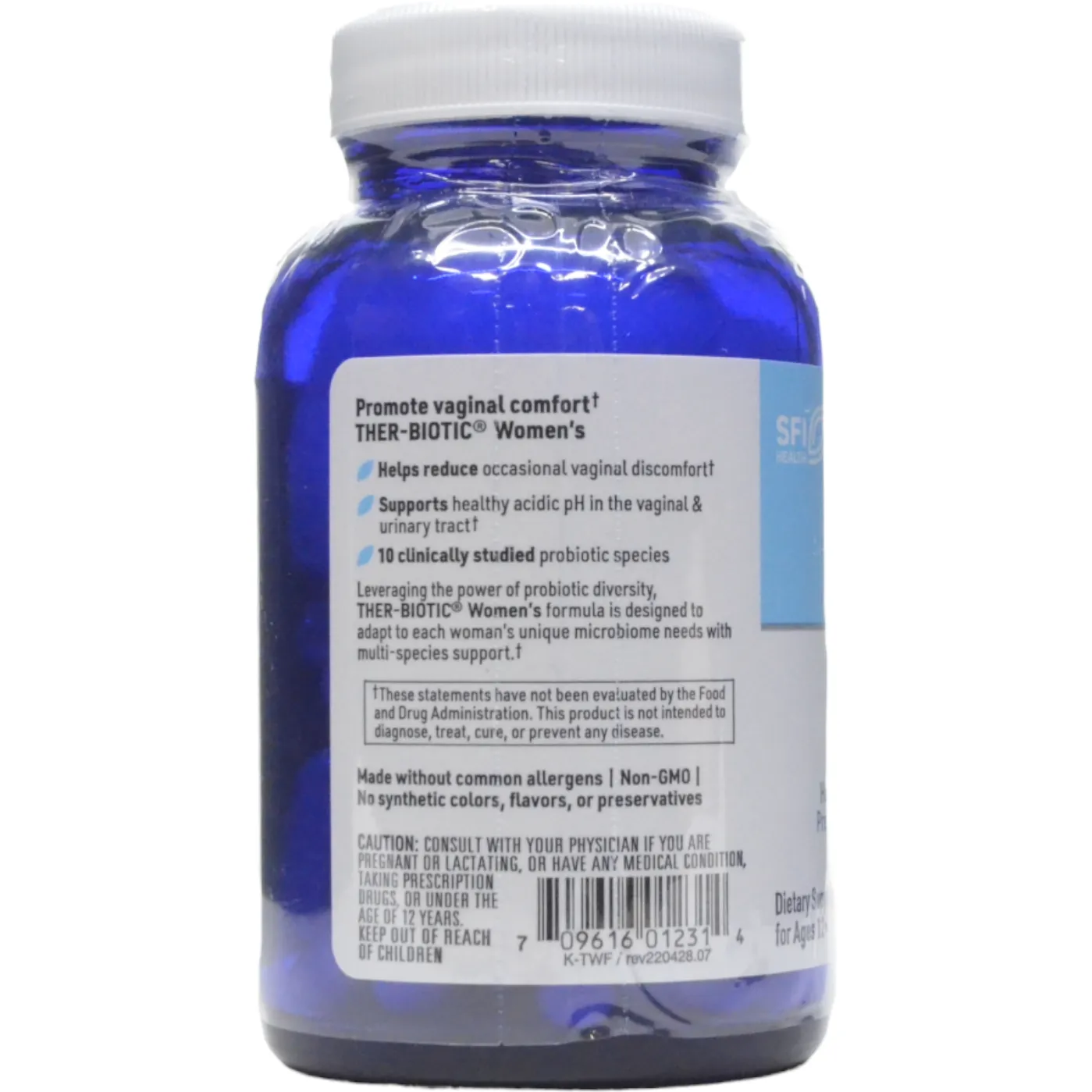 Ther-Biotic Women's Formula 60 vcaps by Klaire Labs/SFI Health