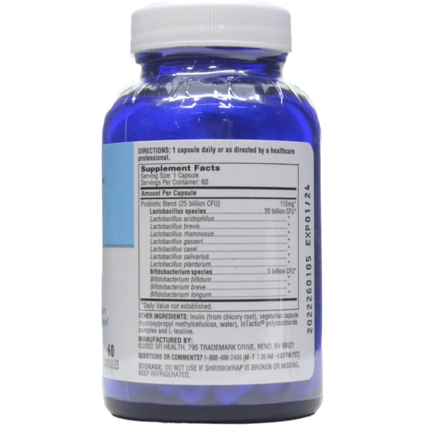 Ther-Biotic Women's Formula 60 vcaps by Klaire Labs/SFI Health