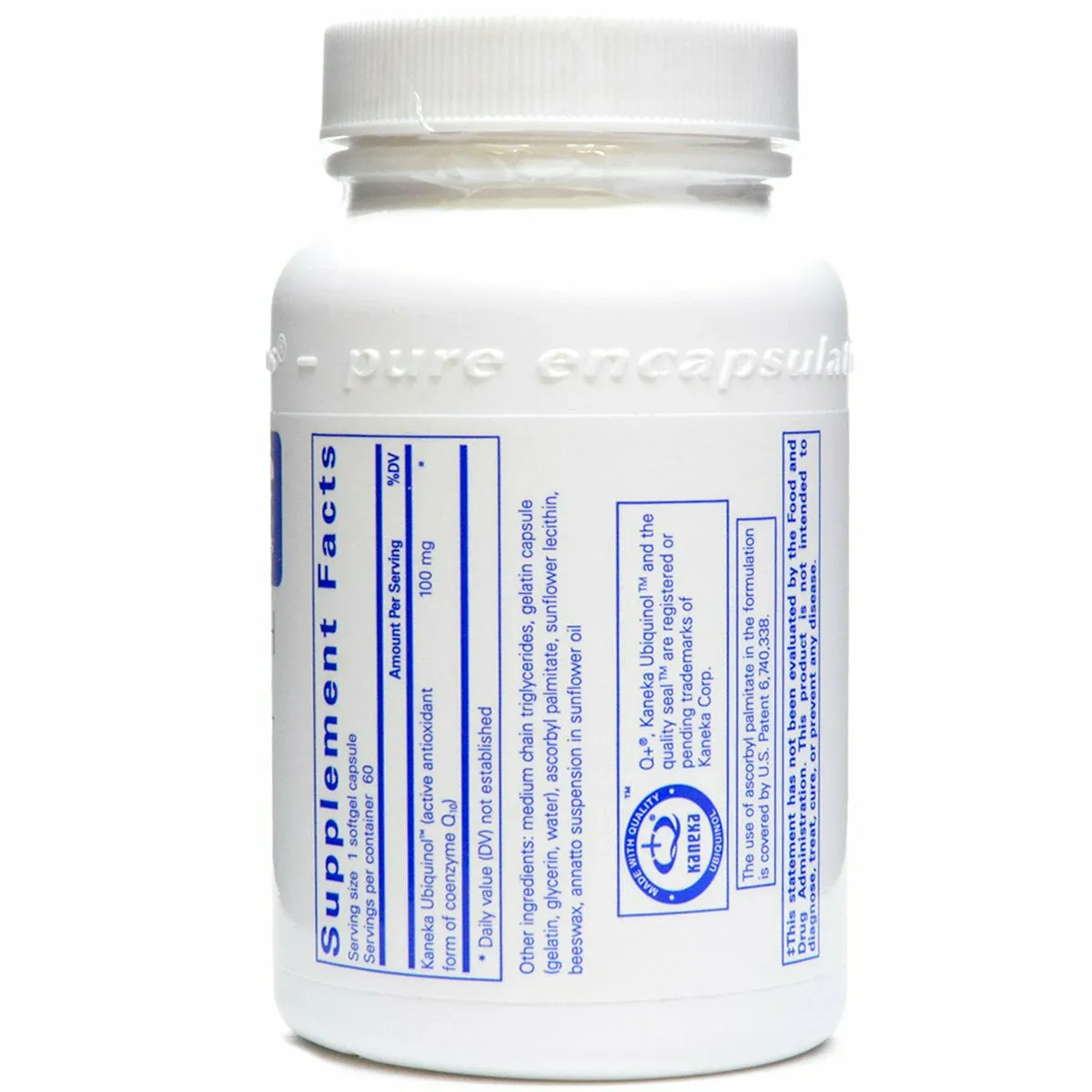Ubiquinol-QH 100 mg 60 gels by Pure Encapsulations