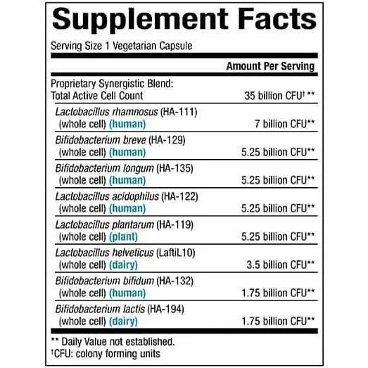 Ultimate Probiotic Seniors 35 Billion 30 vegcaps By Natural Factors