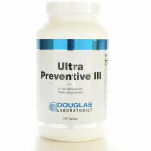 Ultra Preventive III 180 tabs by Douglas Labs